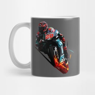 Fabio Quartararo Low Poly Mug